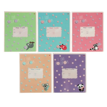 Notebook of 18 sheets in the Lollipop cage, cover coated paper, VU-LIK, MIX