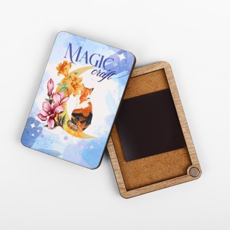 Magnetic needle "Magic Craft", 8 × 5.5 cm, blue color-2