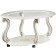 Coffee table on wheels Ovation (C), 900x615x490, ivory/gold