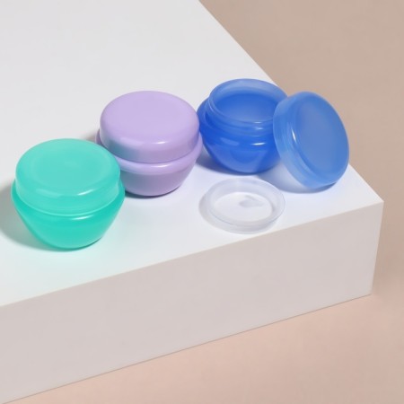 Storage jars, packing 3 pcs, 5 ml, color mix-1