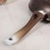 Pan, d = 26 cm, h = 6 cm, plastic handle, glass cover, anti -stick coating, color coffee marble