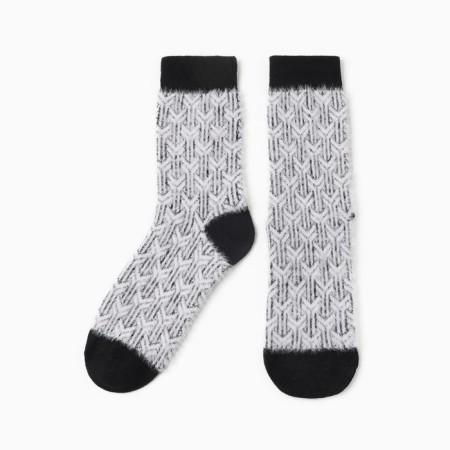 Women's terry socks minku, black color, rr 36-41
