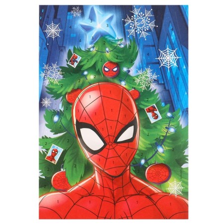 Application by foil "New Year" 23x15 cm, Spider-Man-2
