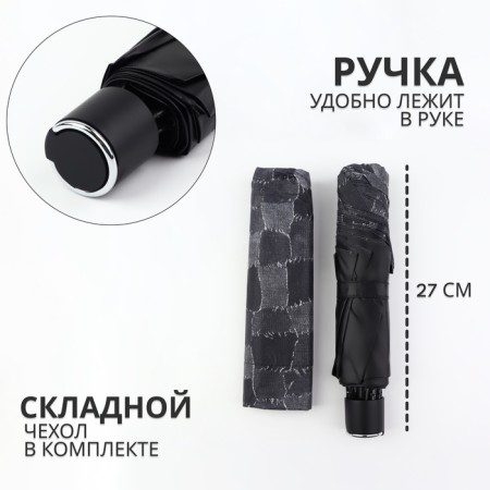 Mechanical “cell” umbrella, Eponge, 4 additions, 8 knitting needles, r = 50 cm, color mix-1