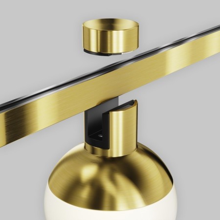 Technical TR149-1-5W3K-BS LUNA, 75x75x109 mm track lamp, LED, 5W, 300LM, 3000K, brass color-5