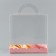 Confectionery box, chest, packaging, pink gamma, 20 x 20 x 20 cm