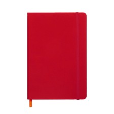 Leduced A5, 140l, cage, leatherette, elastic band, black cut, fuchsia