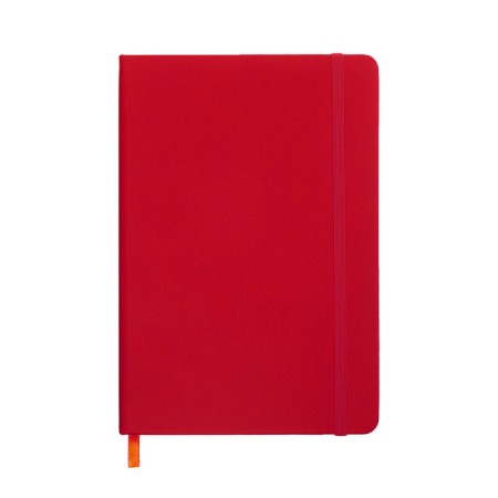 Leduced A5, 140l, cage, leatherette, elastic band, black cut, fuchsia