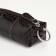 Pocket Key with lightning, textura, length 12.5 cm, ring, brown color
