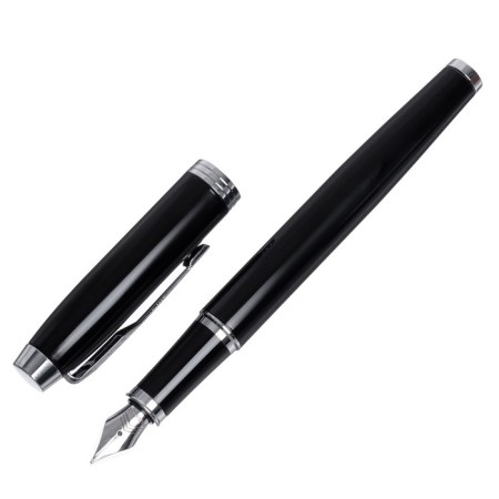Fright pen Parker Im Core F321 Black CT F, stainless steel case, in a gift package-2