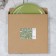 Ceramic plate "Olive", 26.5cm, green color