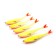 Foamen fish yaman devious minnow on a double, 135 mm, color 16 UV, 5 pcs.
