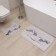 A set of bathroom rugs Ethel "Forever" 2 pcs, 80x50 cm, 50x40 cm, velor