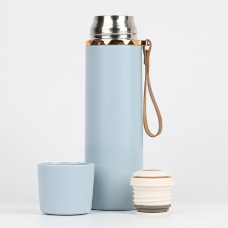Thermos, 500 ml, Ait sleeve, with a mug, retains heat 10 hours, 24.5 x 7 cm-1