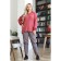 Pulover female, size 56, red color