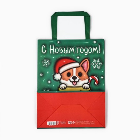 New Year's gift package "New Year", 20 x 11 x 27.7 cm, New Year-5