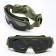 Tactical glasses, on elastic band, with interchangeable lenses 18.5x5 cm