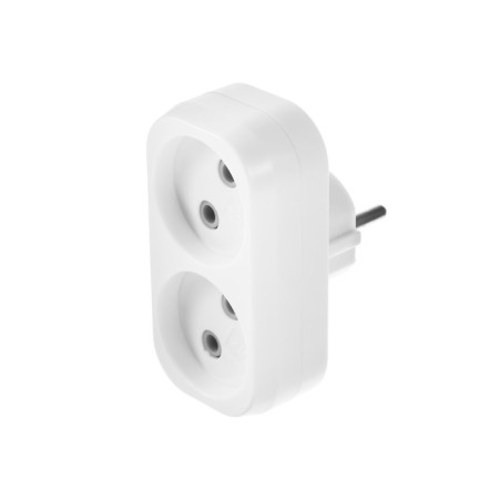 Smartbuy branch, 10 a, 250 b, 2 nests, without grounding, flat