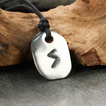 Amulet "Scandinavian runes", Runa Soul, 21x29mm, metallic-1