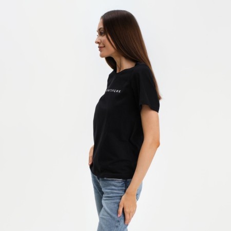 Women's T-shirt KAFTAN "Intelligentsia", black, rr 40-42-1