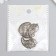 Decor for creativity Metal "Buta with Flower" silver 3.5x1.8 cm