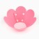 Soft collar for animals felt felt, pink cent, size S