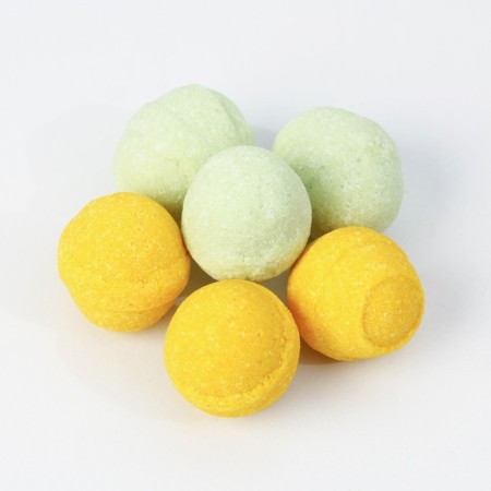 Bombs for a bath, 6 x 20 g, gift set of cosmetics, pure happiness-2
