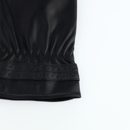 Gloves male, dimensionless, with insulation, black color-2