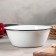 Bowl, 2 l, without decolleys, induction, white color
