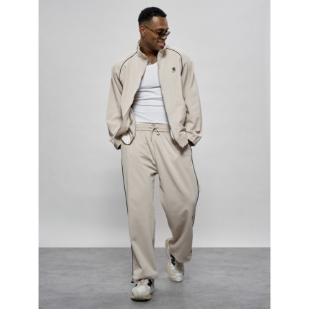 Sports suit men's, size 50, beige color-7