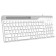 Keyboard A4Tech FSTYLER FK25 White/Gray USB Slim