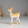 Souvenir Polystone Suspension "Deer in the Crown, with sprinkling" 7.5x3.5x10.5 cm