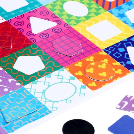 Magnetic mosaic "Studying colors and forms", 3+-4