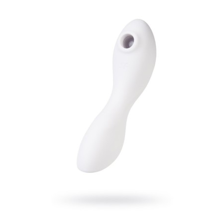 Satiffyer Curvy Trinity 5+ vacuum clitoris stimulator, white color-1