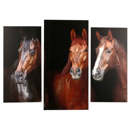 Modular picture "Three horses" (2-25x50, 30x60cm) 60x80 cm