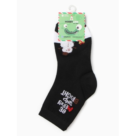 Children's socks "New Year's assorted" NDng3510-12, color mix, river 18-2