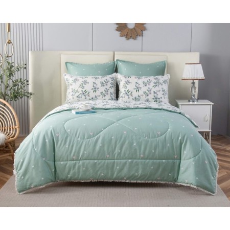Set 1.5 joint venture: blanket 150x210 cm, sheet 180x230 cm, pillowcases 50x70 cm - 2 pcs-1