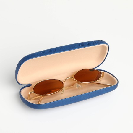 Case for glasses on the chosen chubby, length 16 cm, blue color-3