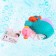 A set of bath toys "Beasts", 4 items