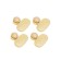 Mirror holder (art. 2025), without drilling, color gold, 4 pcs.
