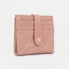 Wallet on the button, pink color