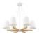 Suspended lamp 40W, 6HE14, 23,6x70.8 cm, white