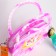 Bag's bag with lightning, lilac color