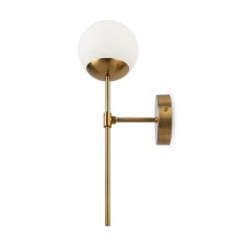 Wall lamp 60W, 1HE27, 42x13 cm, brass