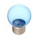LED lamp, G45, E27, 1.5 W, for BelT-LITA, Transparent, Blue, set 10 pcs