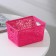 Storage basket "Lace Flowers", plastic, 14 × 10 × 8 cm, color mix