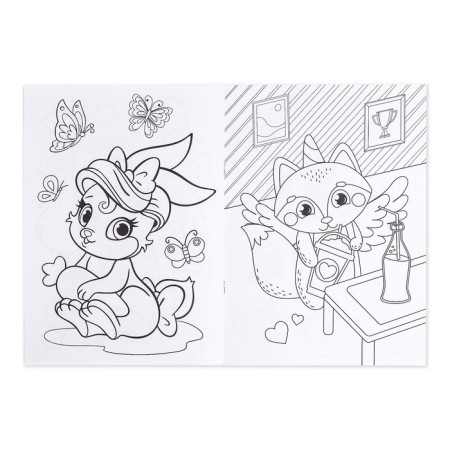Coloring sets "for girls", 4 pcs. 16 pp., A4 format-2