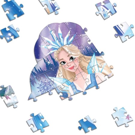 Figure puzzle "Snow Princess", 153 details-2