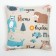 Decorative pillowcase "Ethel" Cheerful alphabet, 40 x 40 cm, 100% cotton