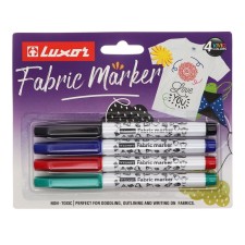 A set of markers for fabric 4 colors, Luxor 